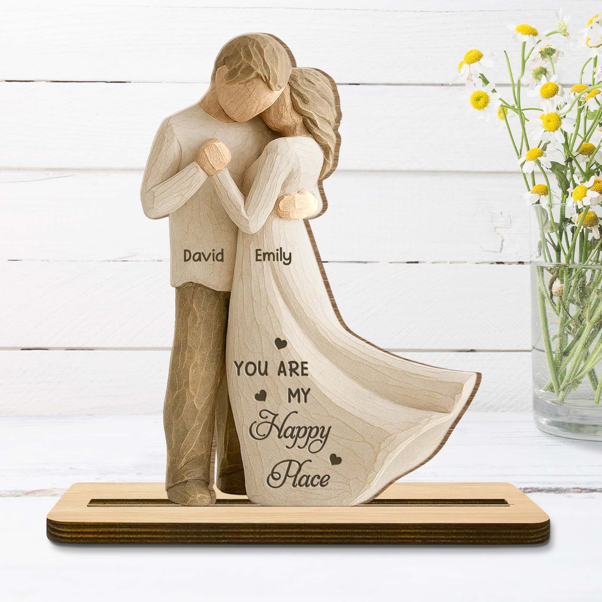 You Are My Happy Place, Couple Embracing