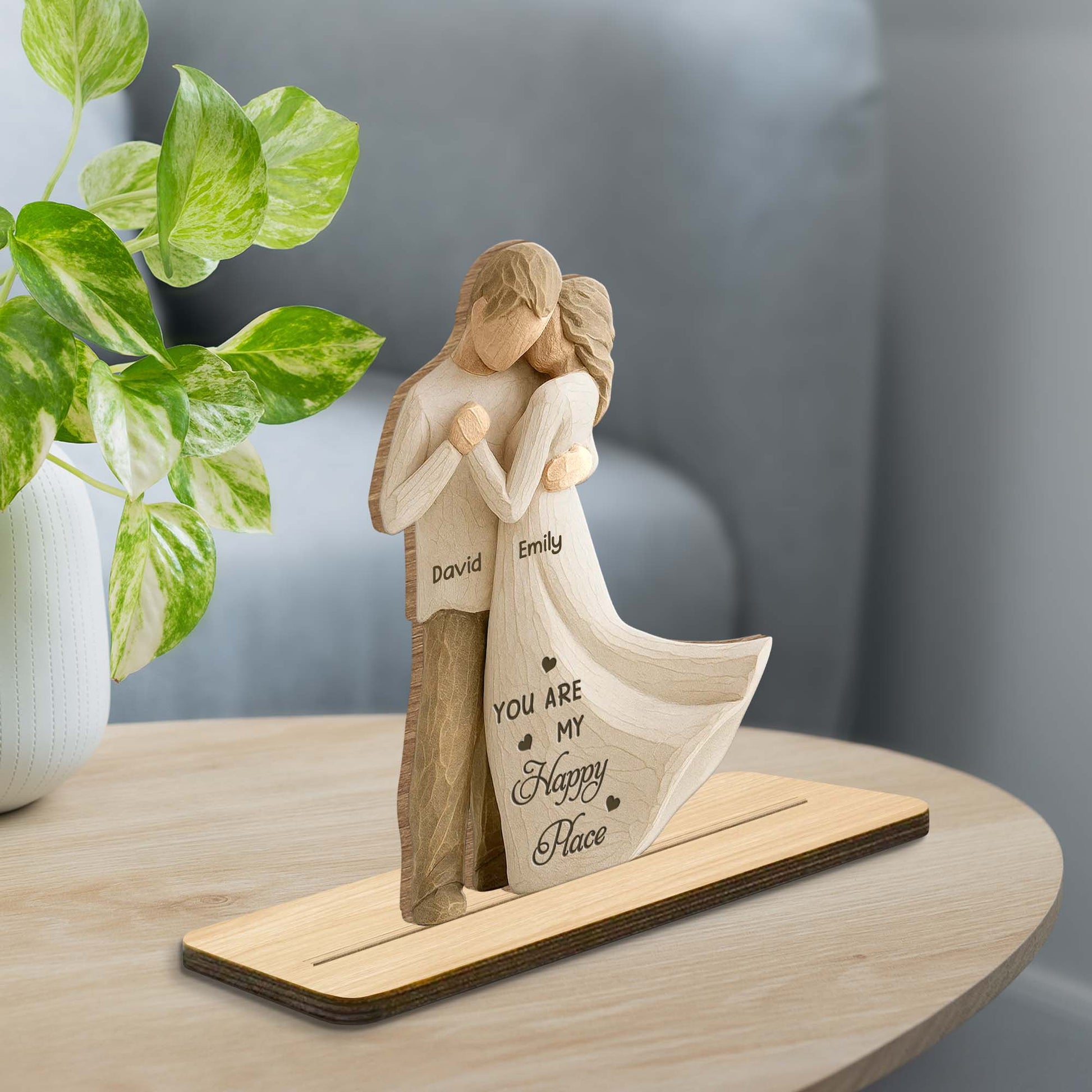 You Are My Happy Place, Couple Embracing