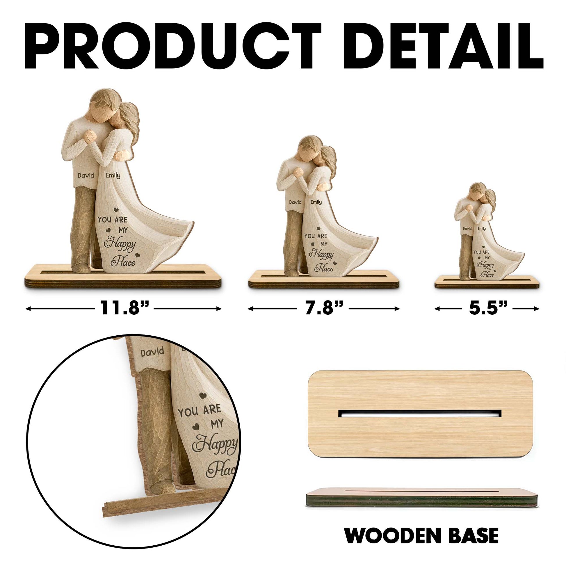 You Are My Happy Place, Couple Embracing