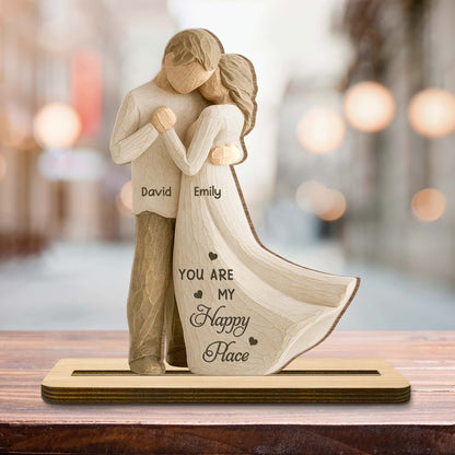 You Are My Happy Place, Couple Embracing