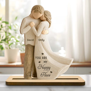 You Are My Happy Place, Couple Embracing