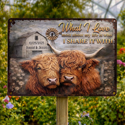 What I Love Most About My Life, Highland Cows Portrait