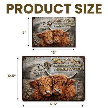 What I Love Most About My Life, Highland Cows Portrait