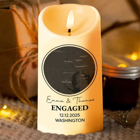 Celebrating Our Engagement With Map And Text