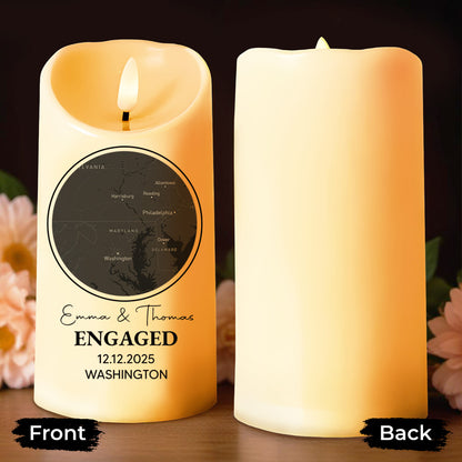 Celebrating Our Engagement With Map And Text