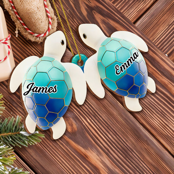 Customizable Sea Turtle Ornament