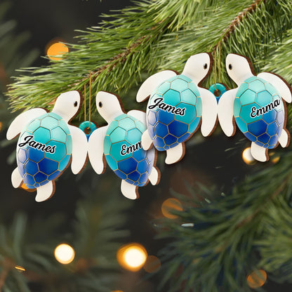 Customizable Sea Turtle Ornament