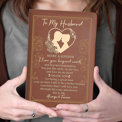 I Love You Beyond Words, Heart And Flowers Design