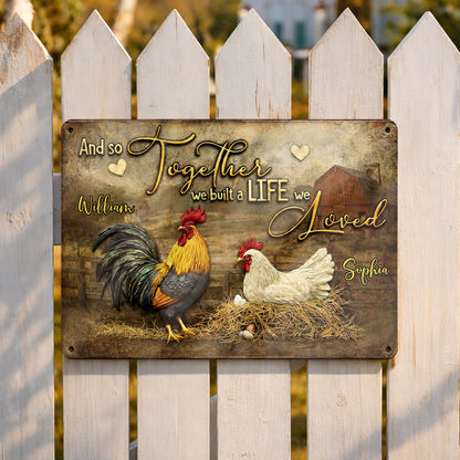 And So Together We Built A Life We Loved, Rooster And Hen