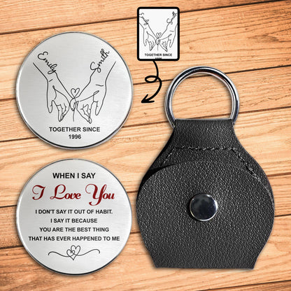 When I Say I Love You, Heart and Linked Hands Design