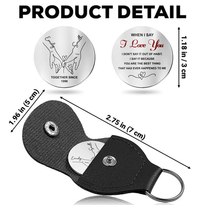 When I Say I Love You, Heart and Linked Hands Design