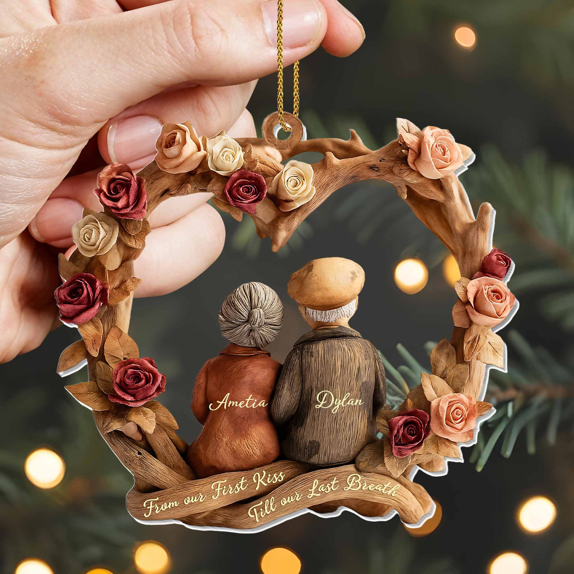 From Our First Kiss Till Our Last Breath, Couple And Roses