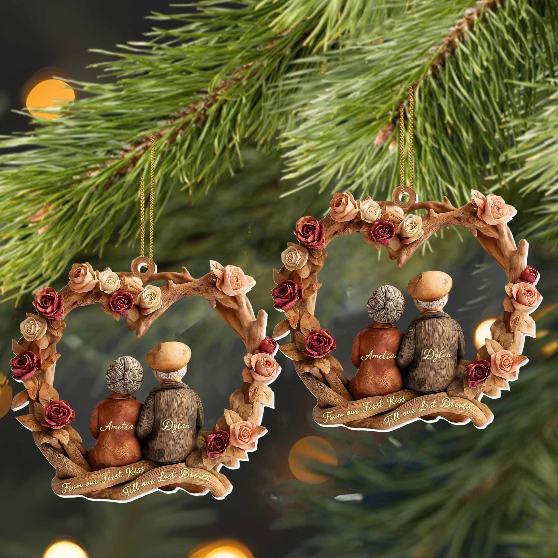 From Our First Kiss Till Our Last Breath, Couple And Roses