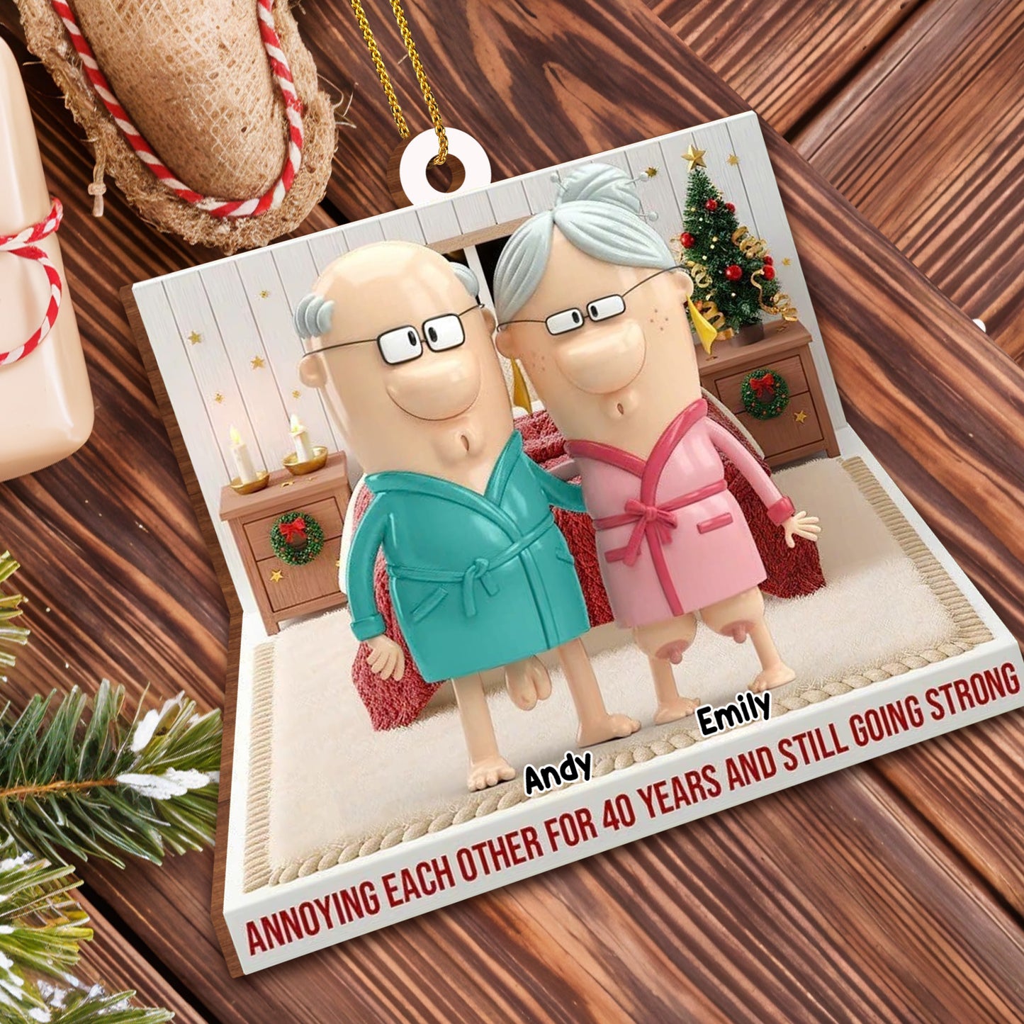 Annoying Each Other And Still Going Strong, Elderly Couple