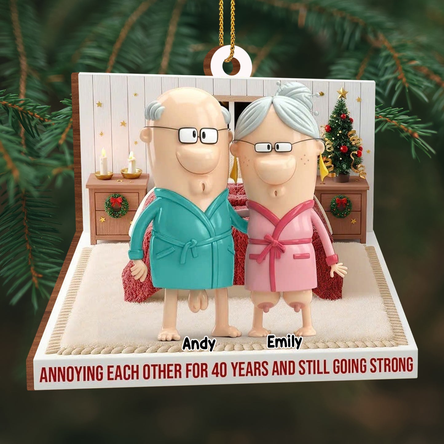 Annoying Each Other And Still Going Strong, Elderly Couple