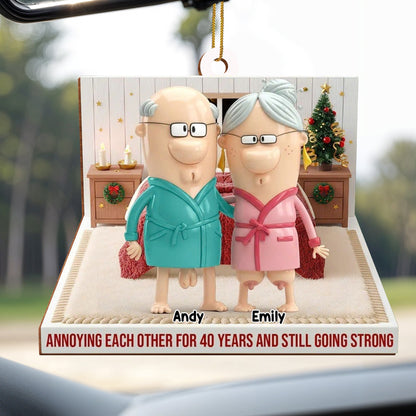 Annoying Each Other And Still Going Strong, Elderly Couple
