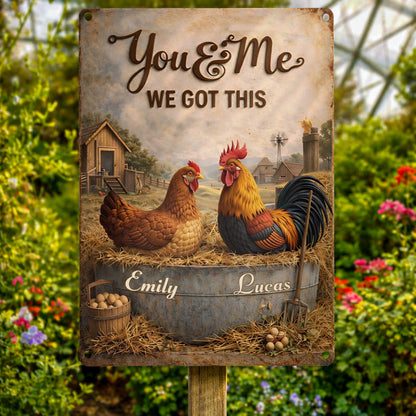 You & Me We Got This Farm Chickens Design