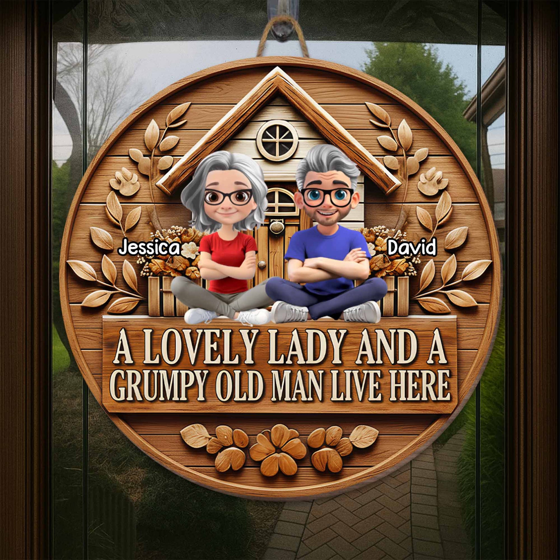 A Lovely Lady And A Grumpy Old Man Live Here