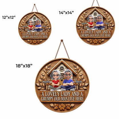 A Lovely Lady And A Grumpy Old Man Live Here