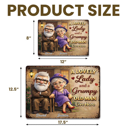 A Lovely Lady And A Grumpy Old Man Live Here