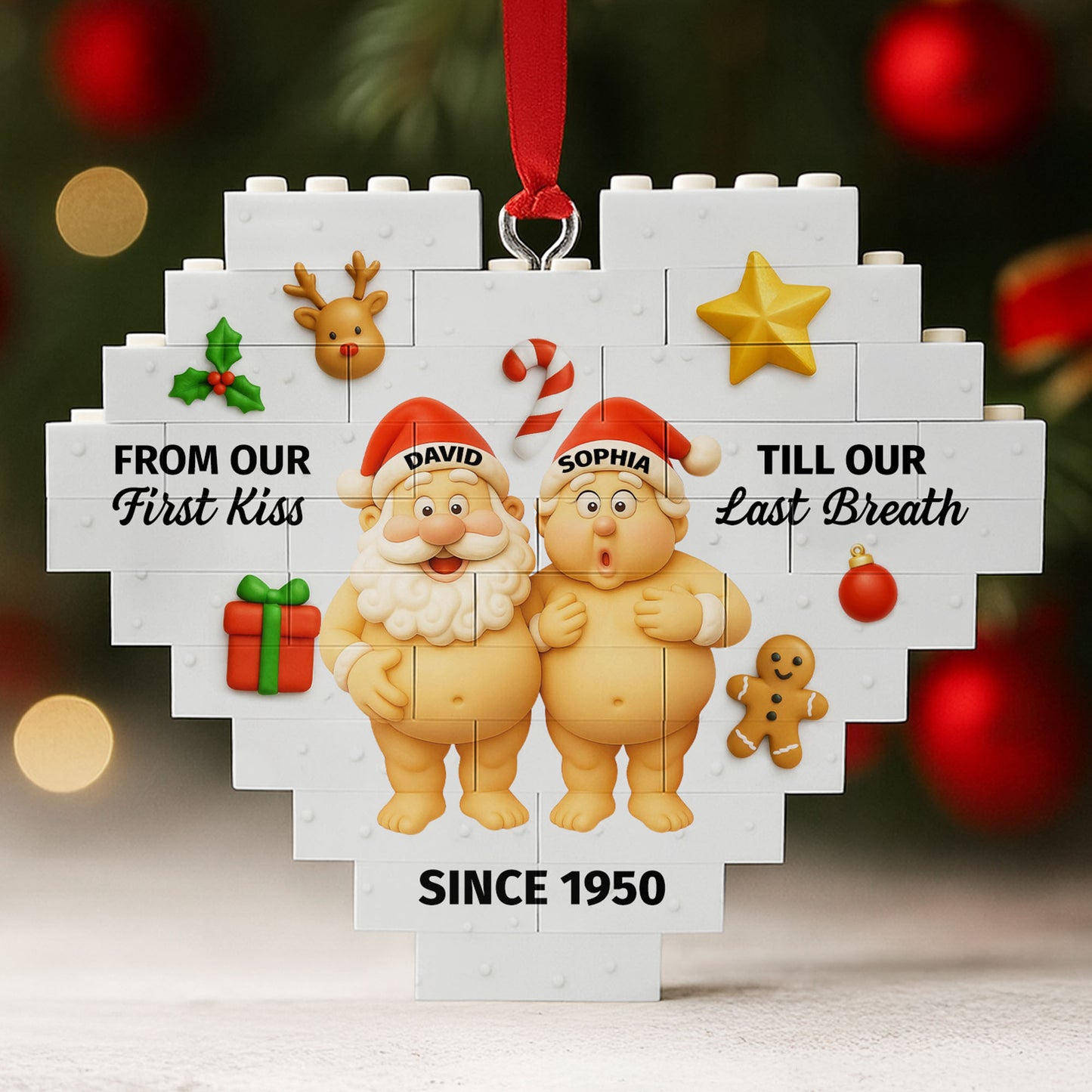 From Our First Kiss Till Our Last Breath, Santa And Christmas Ornaments