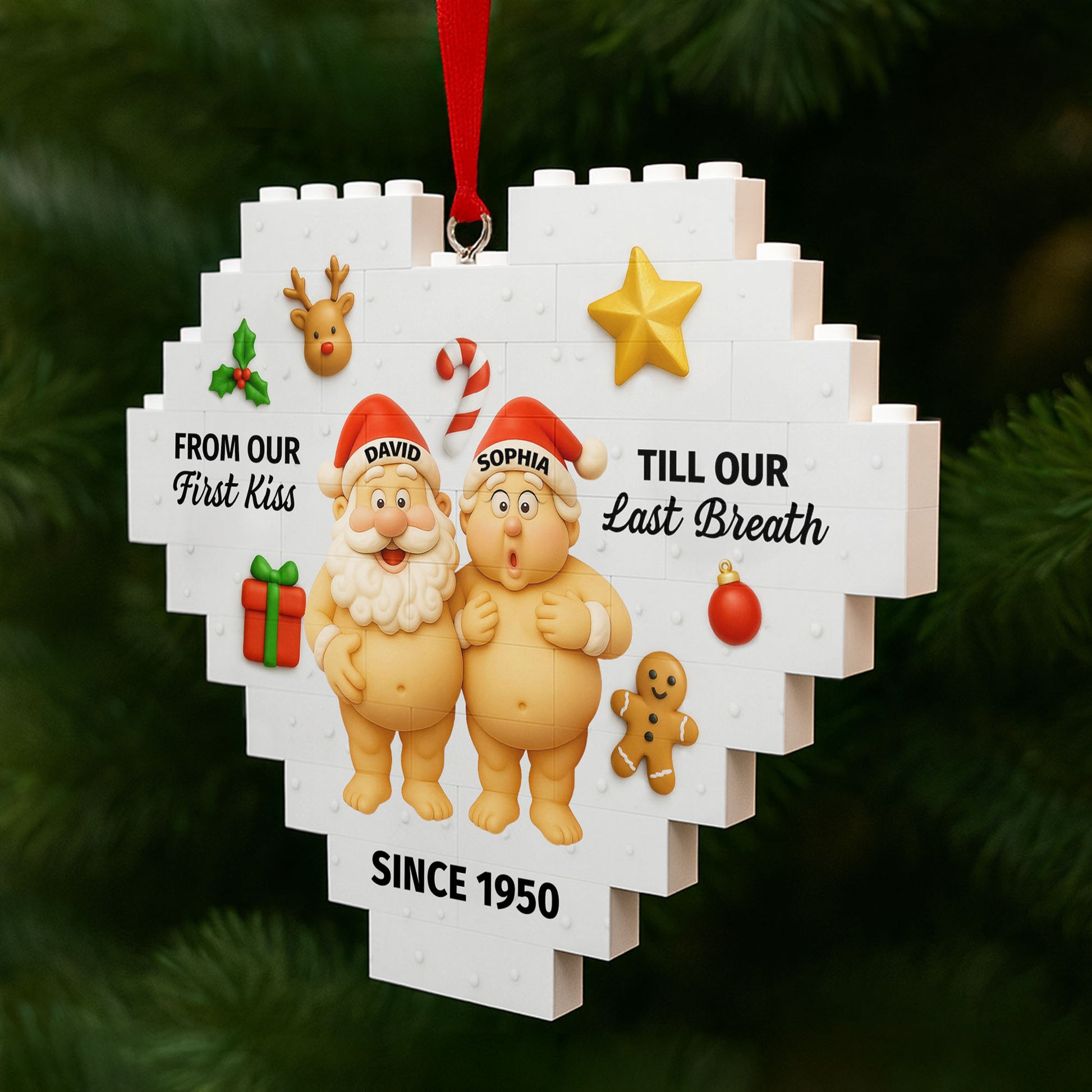 From Our First Kiss Till Our Last Breath, Santa And Christmas Ornaments