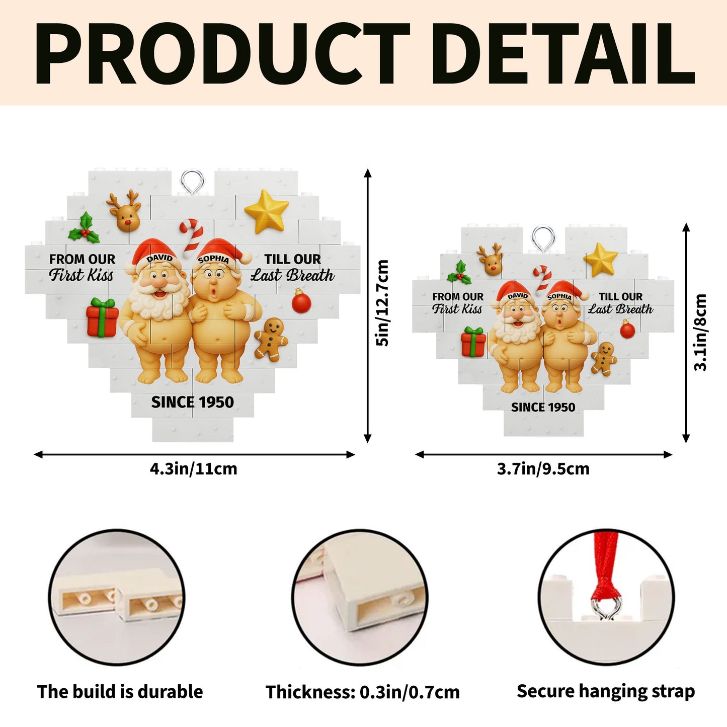 From Our First Kiss Till Our Last Breath, Santa And Christmas Ornaments