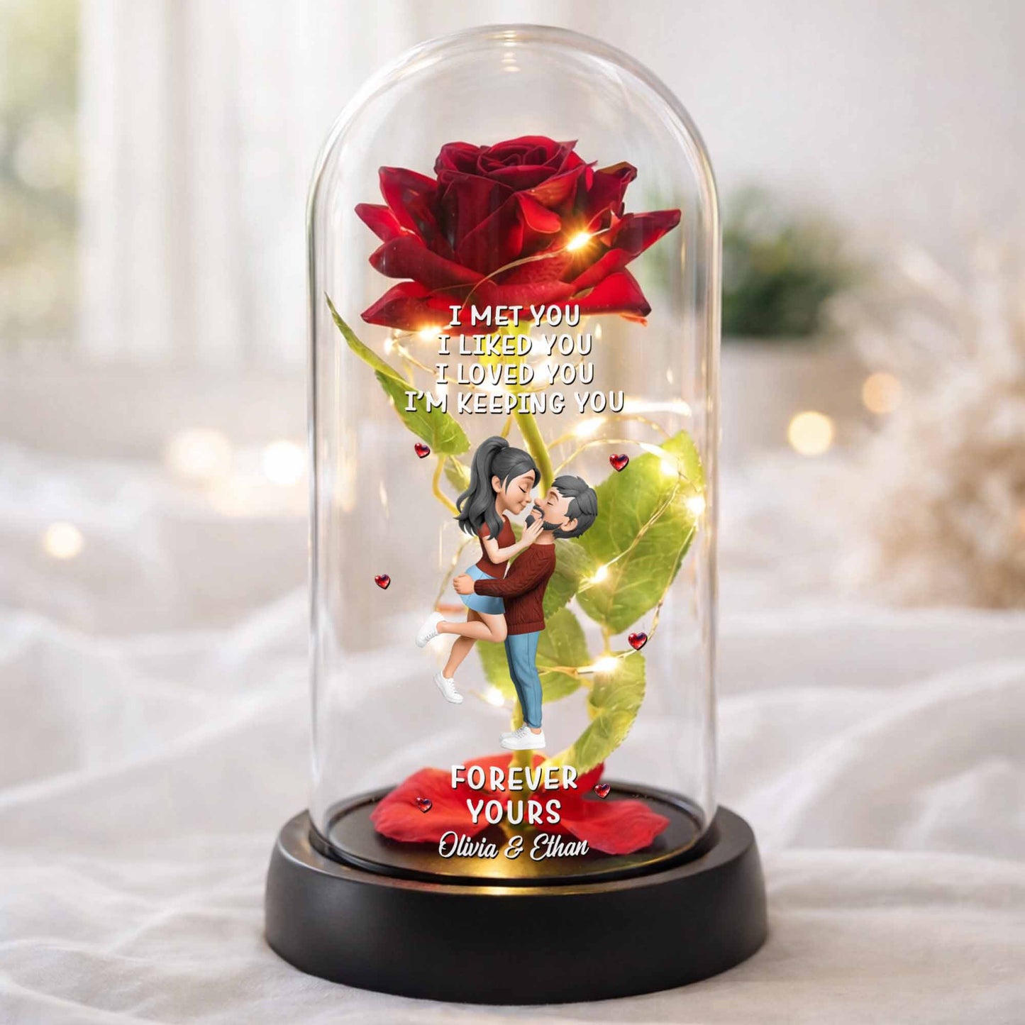 I Met You I Liked You I Loved You I'm Keeping You, Roses and Couple