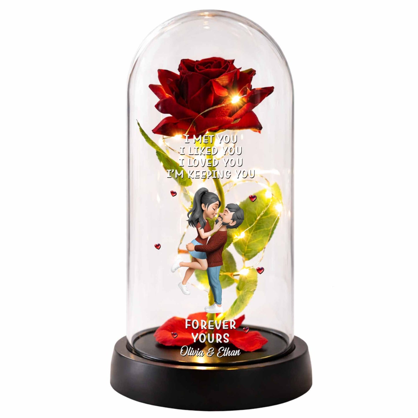 I Met You I Liked You I Loved You I'm Keeping You, Roses and Couple