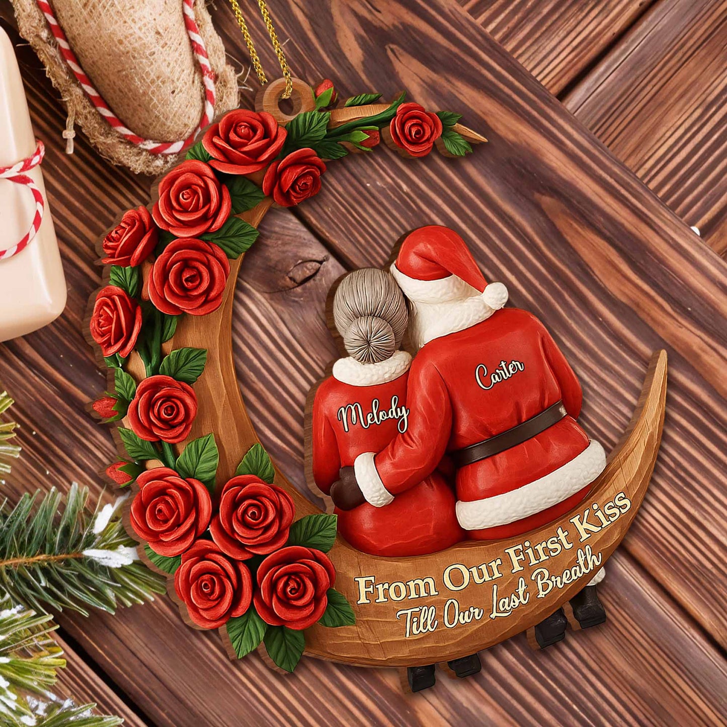 From Our First Kiss Till Our Last Breath, Roses On Sled