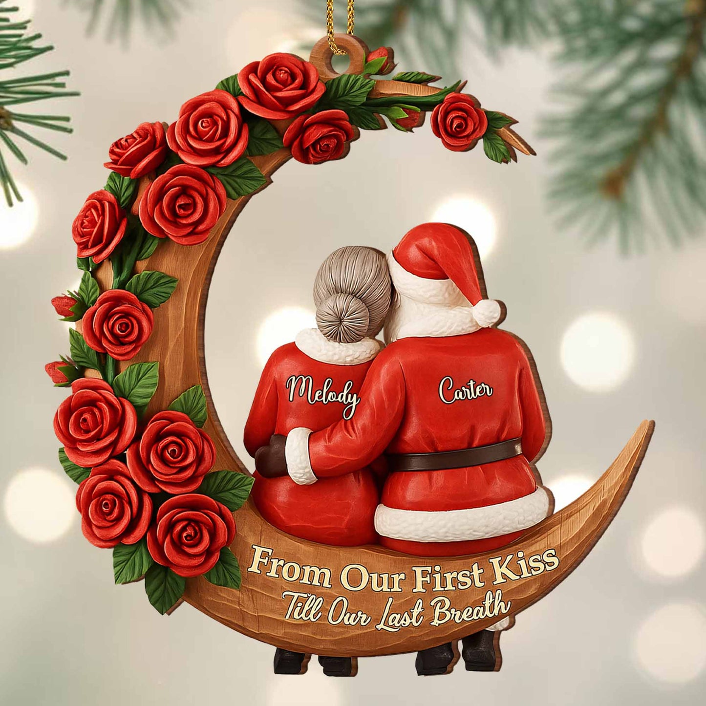 From Our First Kiss Till Our Last Breath, Roses On Sled