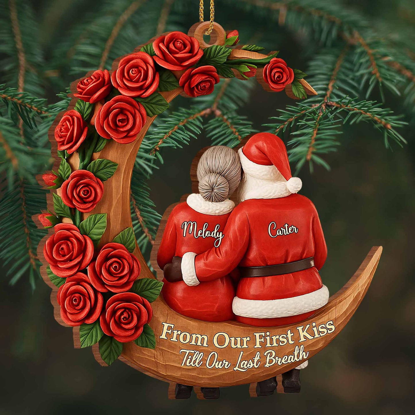 From Our First Kiss Till Our Last Breath, Roses On Sled