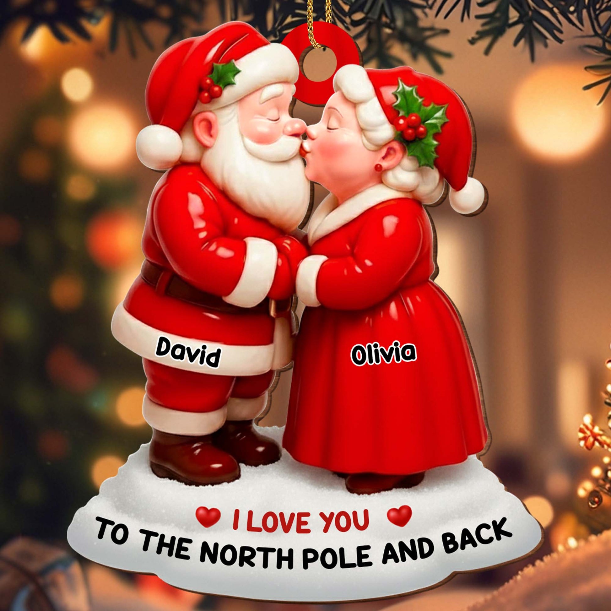 I Love You To The North Pole And Back With Santa And Mrs. Claus