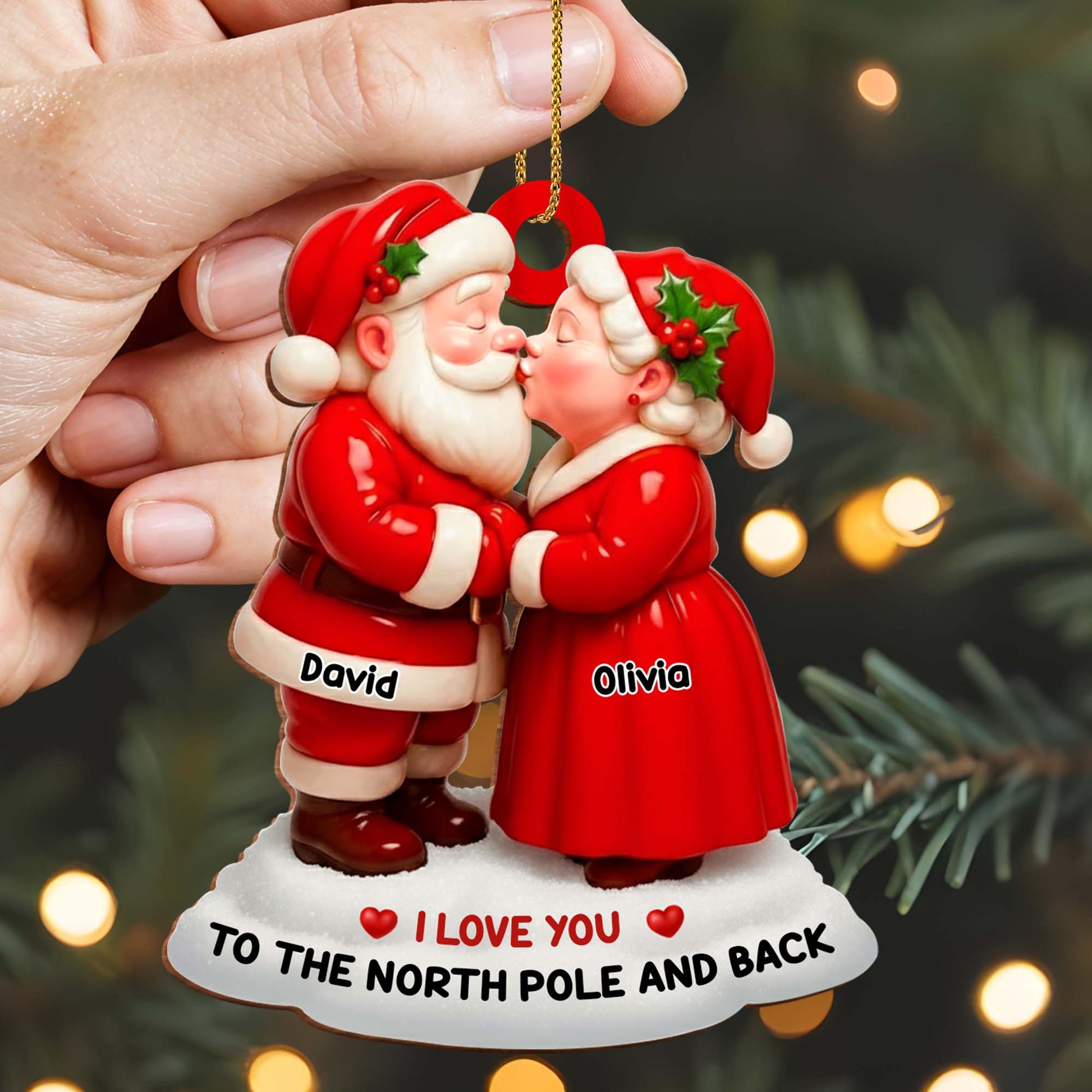 I Love You To The North Pole And Back With Santa And Mrs. Claus