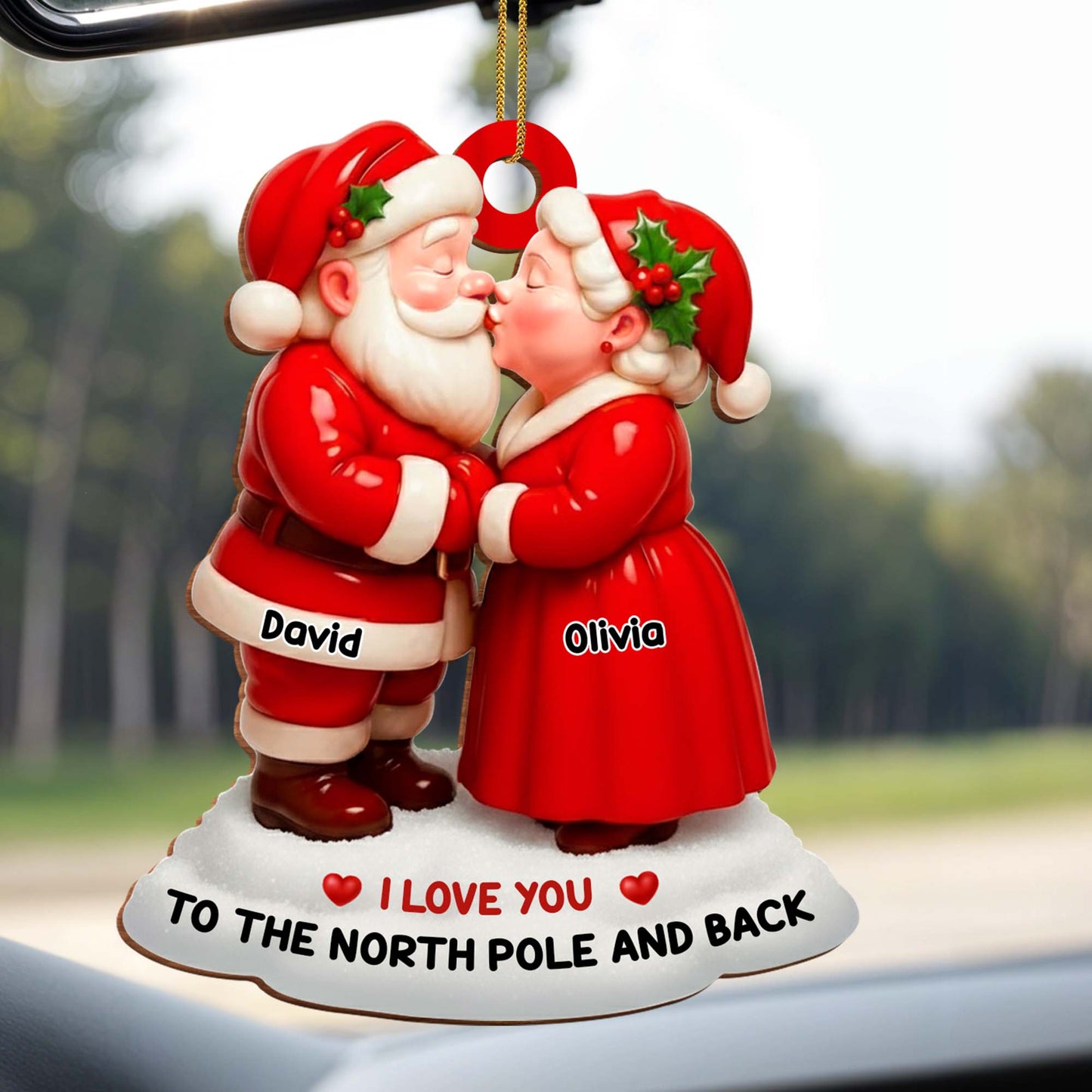 I Love You To The North Pole And Back With Santa And Mrs. Claus