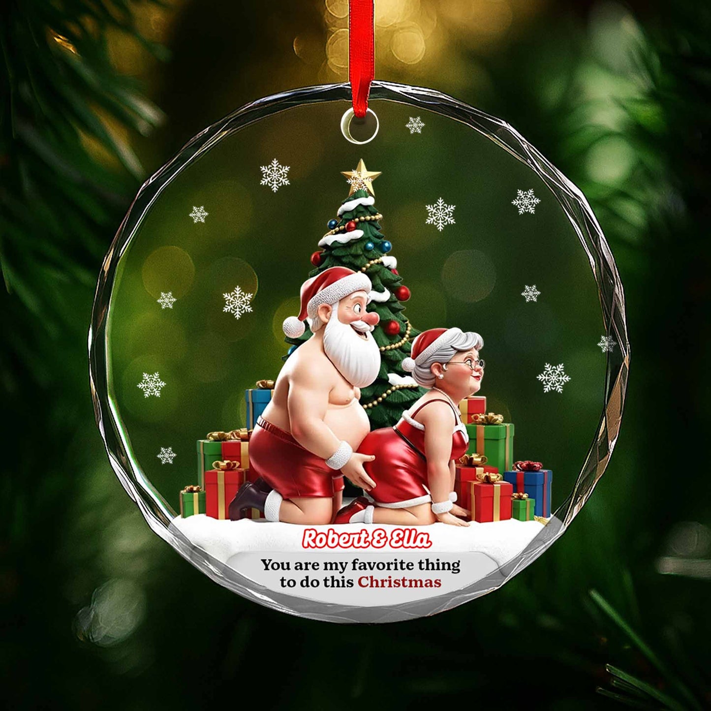 You Are My Favorite Thing To Do This Christmas, Santa and Christmas Tree