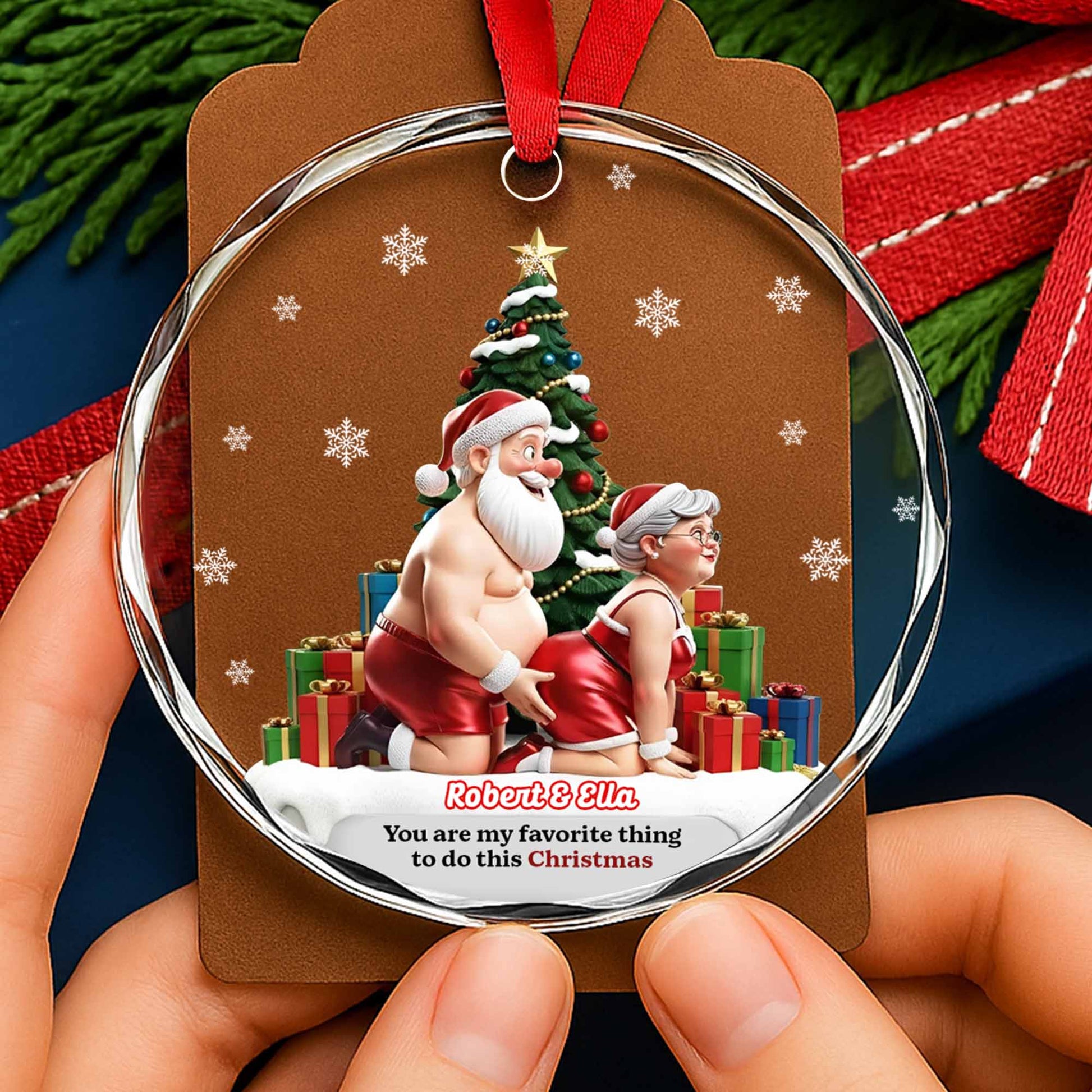 You Are My Favorite Thing To Do This Christmas, Santa and Christmas Tree