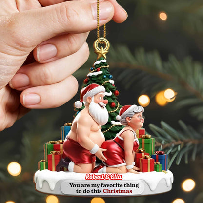 You Are My Favorite Thing To Do This Christmas, Santa And Gifts