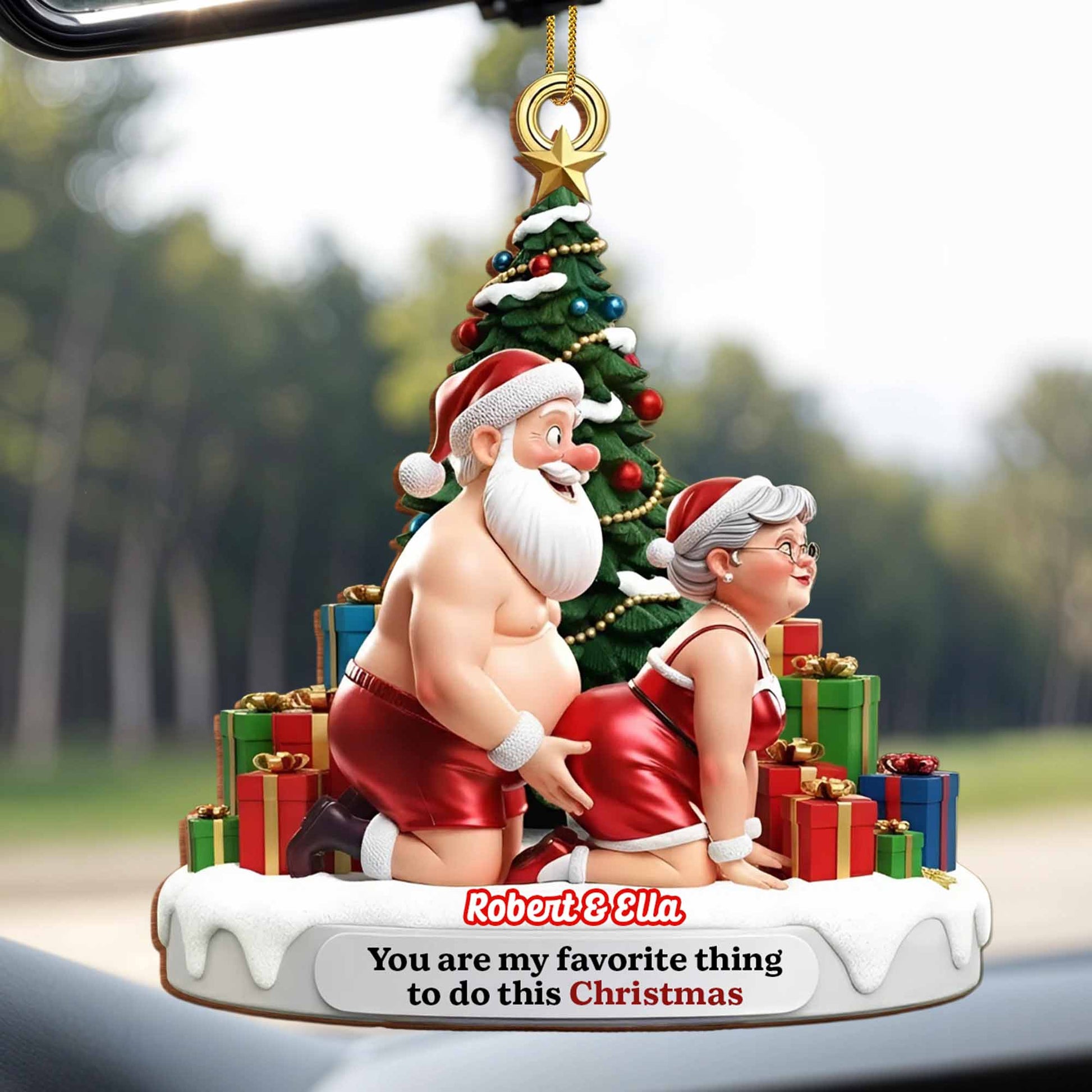 You Are My Favorite Thing To Do This Christmas, Santa And Gifts