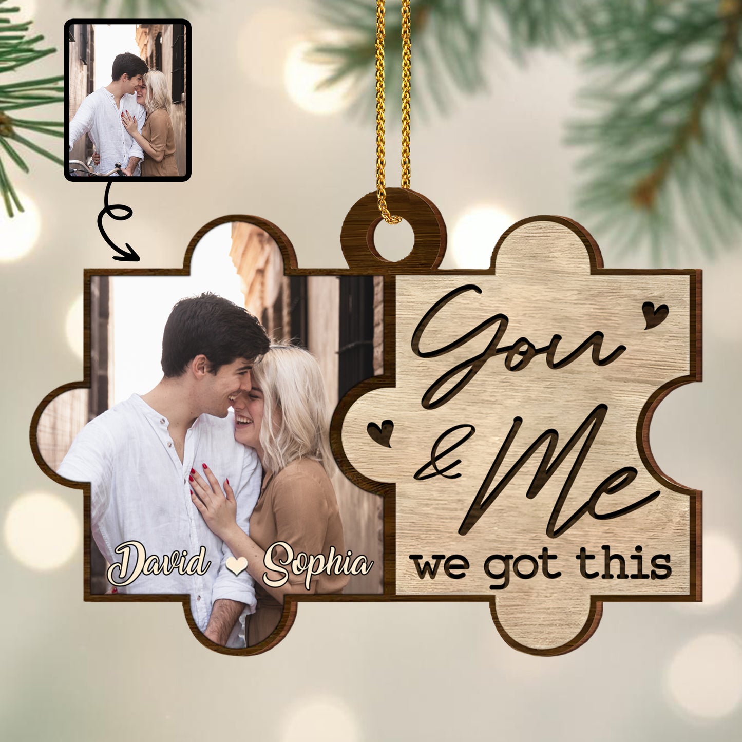 You & Me We Got This, Puzzle Pieces And Hearts