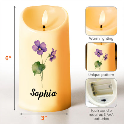 Blessed By God, Spoiled By My Husband Candle