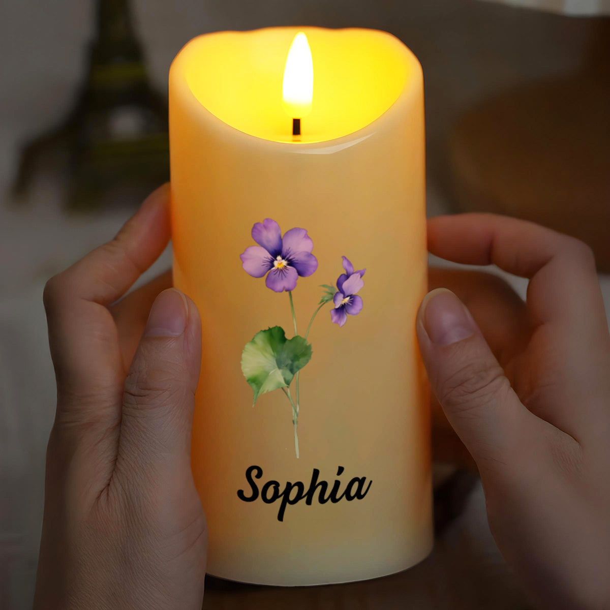 Blessed By God, Spoiled By My Husband Candle