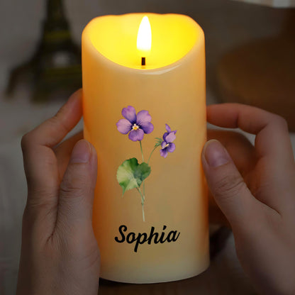 Blessed By God, Spoiled By My Husband Candle