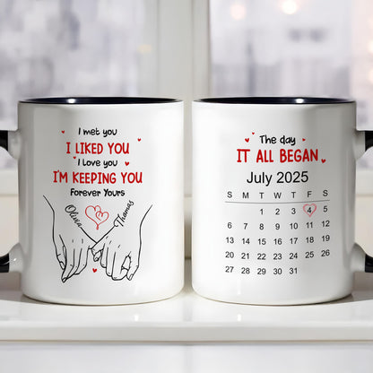 I Met You I Liked You I Love You I'm Keeping You