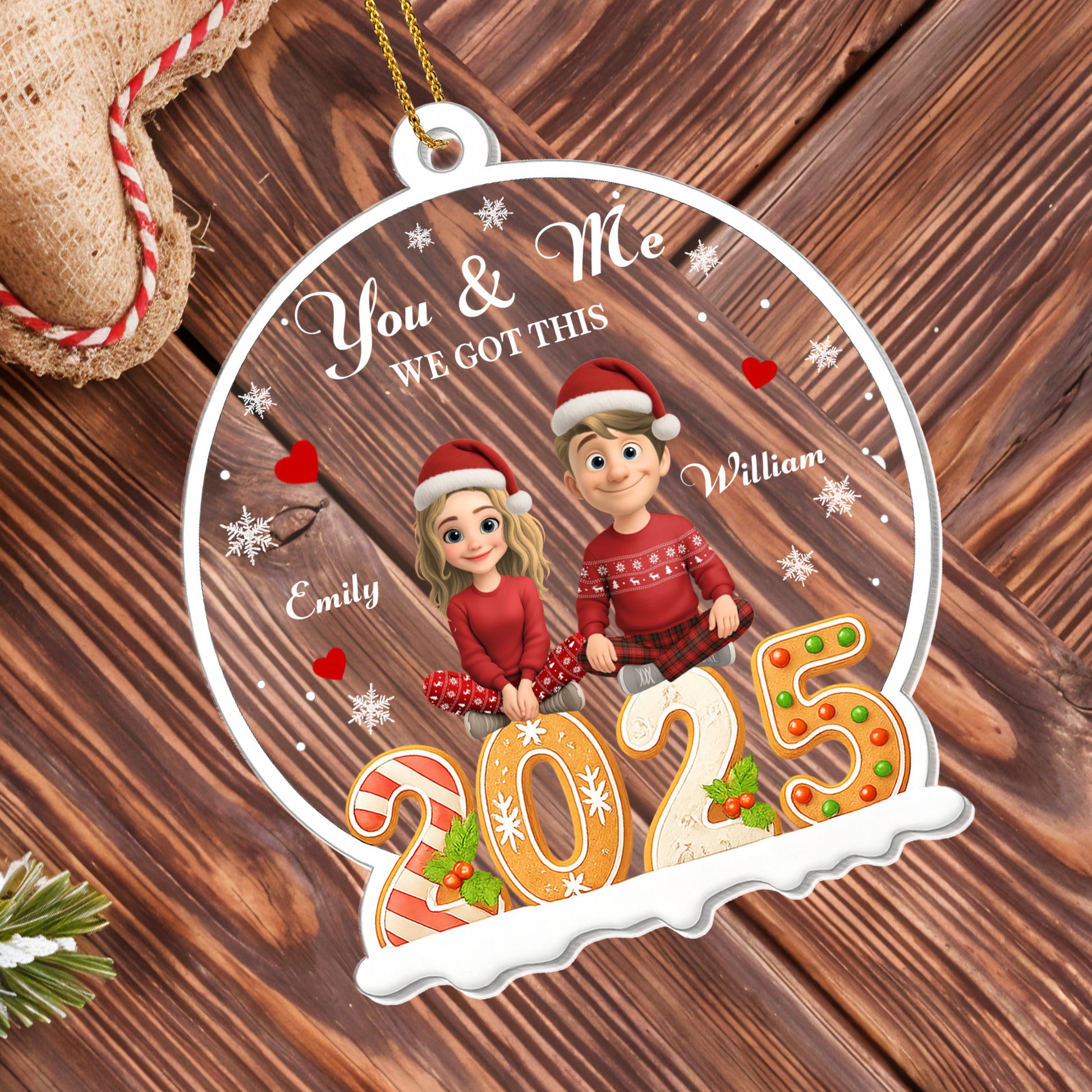 You & Me We Got This, Couple With Christmas Spirit