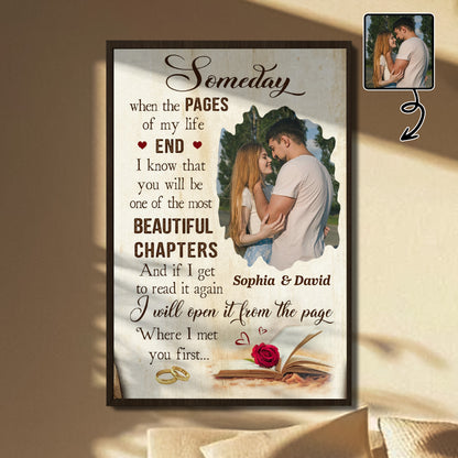 Someday Beautiful Chapters Book and Red Rose Design
