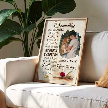 Someday Beautiful Chapters Book and Red Rose Design