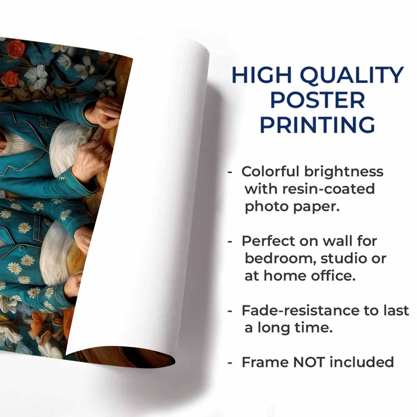 Growing Old Together, Elderly Couple And Flowers