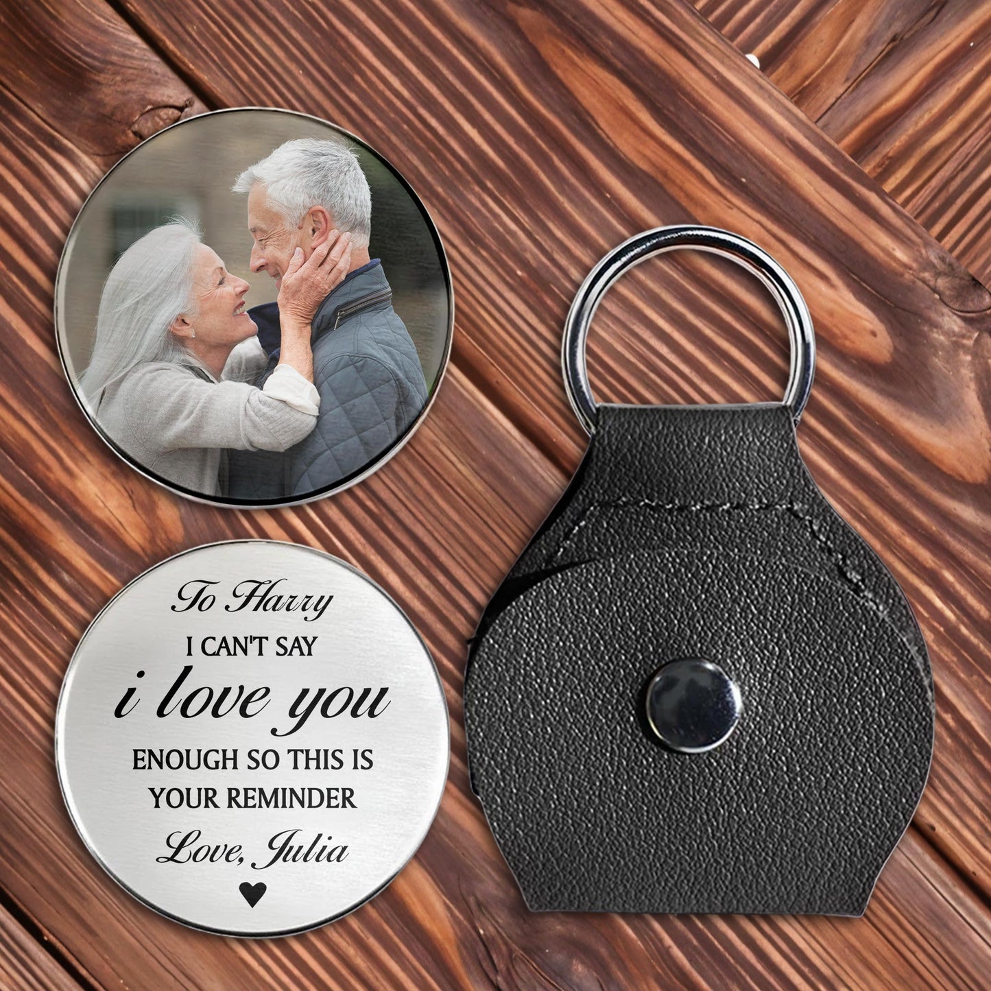 I Can't Say I Love You Enough Reminder Keychain