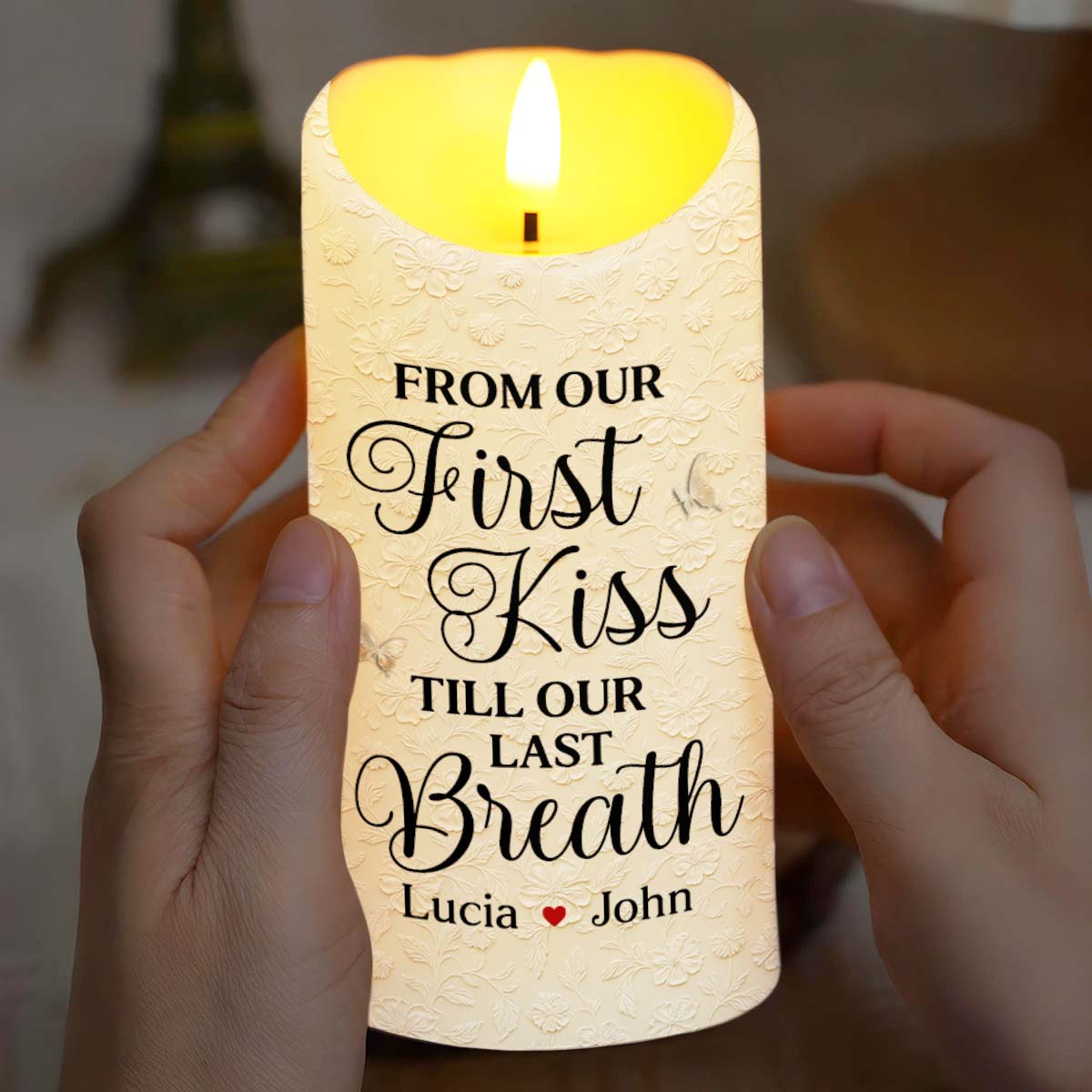 From Our First Kiss Till Our Last Breath, Roses and Wedding Couple